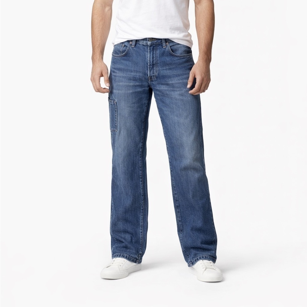 Bulwark FR Relaxed Fit Workwear Jeans Blue Utility Pocket Durable Denim Waist 31